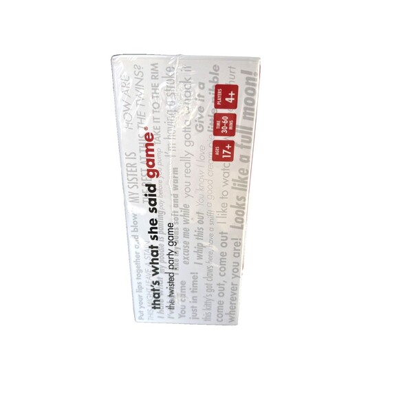 That's What She Said Game -The Hilariously Twisted Party Game Adults Only Sealed - Picture 3 of 6